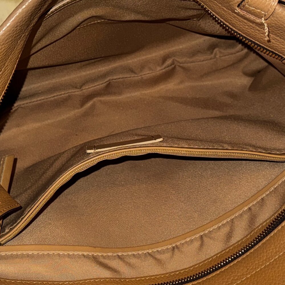 Giani Chiarini Matilde Italian Leather Tote Cognac Camel $385 Retail - Picture 5 of 14